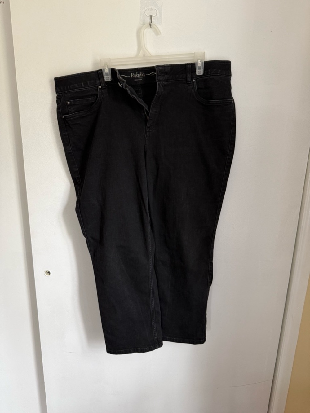 Rafaella Black Relaxed Fit Womens  Jeans